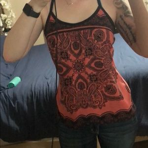 Razor back tank top